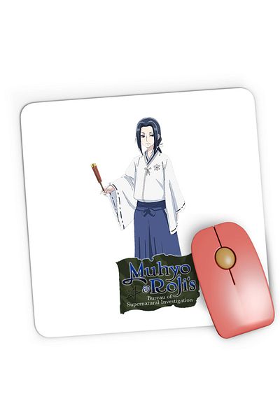 OEM Mousepad Gaming Muhyo Roji Goryo Hakama Traditional Fan Japan Anime, 21x19 cm