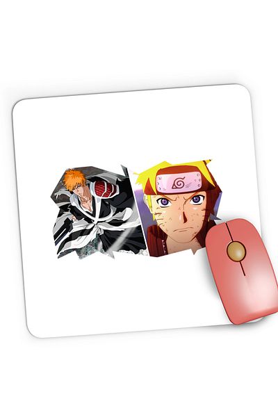 OEM Mousepad Gaming Bleach Ichigo Naruto Boruto Online Animes, 21x19 cm