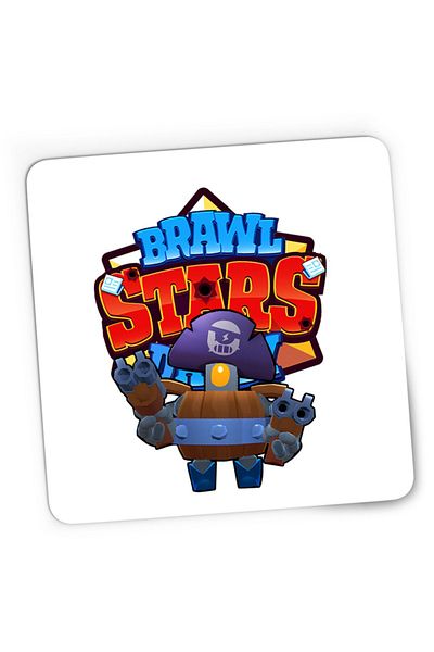 OEM Mousepad Gaming Brawl Stars Mini Robot Daily Missions Quest Battlepass, 21x19 cm