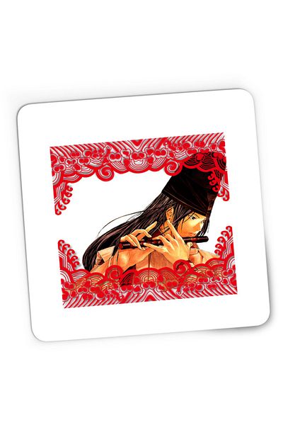 OEM Mousepad Gaming Hikaru no Go Fujiwara no Sai Traditional Japanese Flute, 21x19 cm