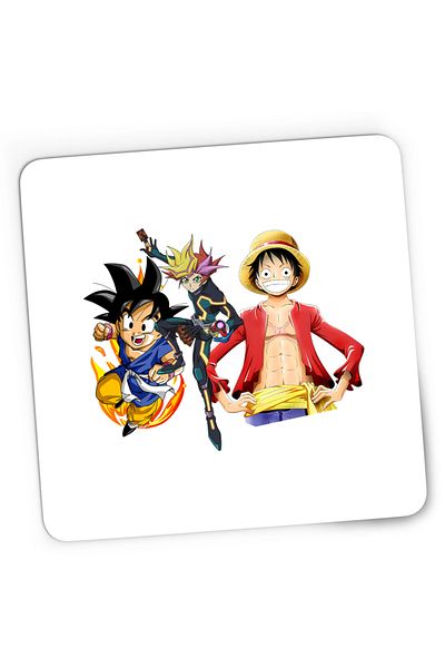 OEM Mousepad Gaming Yu Gi Oh Songoku One Piece Yugi Mutou Desene, 21x19 cm