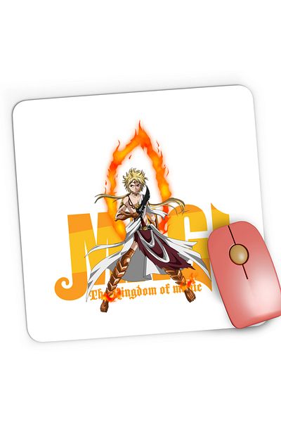 OEM Mousepad Gaming Magi The Labyrinth of Magic Alibaba Shinobu Ohtaka, 21x19 cm