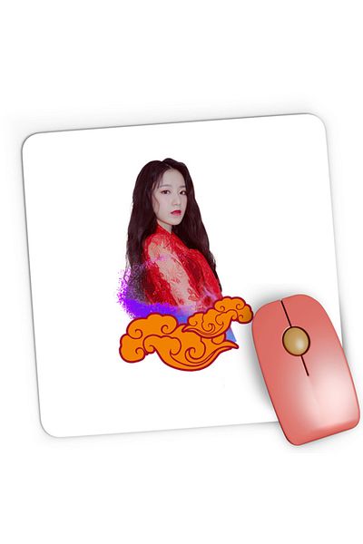 OEM Mousepad Gaming I-DLE Clouds Gorgeous Woman Singer Talent, 21x19 cm