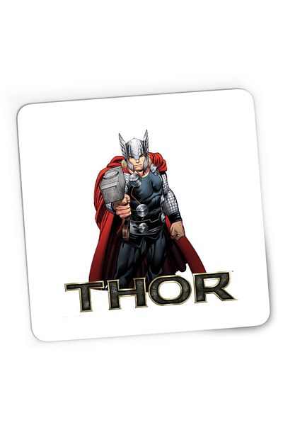 OEM Mousepad Gaming Thor Logo Hammer Avangers Universe Hero Gods Earth, 21x19 cm