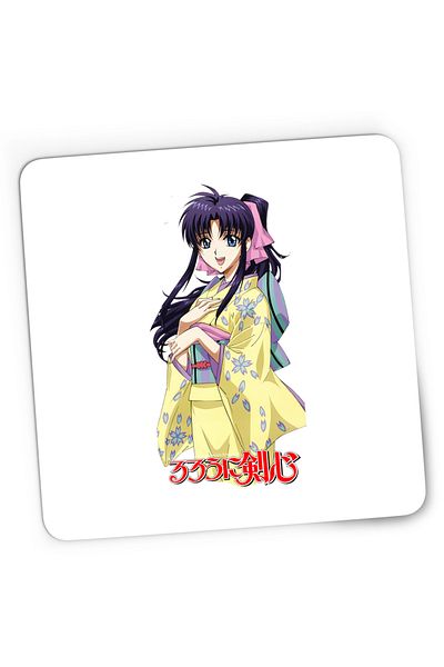 OEM Mousepad Gaming Rurouni Kenshin Kaori Ninja Anime, 21x19 cm