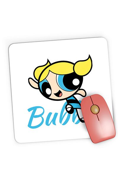 OEM Mousepad Gaming The Powerpuff Girls Bubble Sweet, 21x19 cm