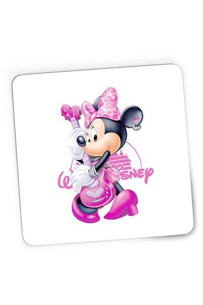 OEM Mousepad Gaming Mickey Mouse Minnie Rock n roll Music Fun, 21x19 cm