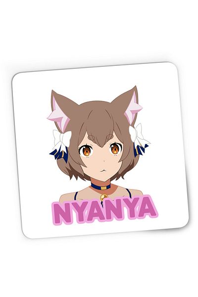 OEM Mousepad Gaming Re Zero Felix Cat Nya Kawaii Magic Youtube, 21x19 cm