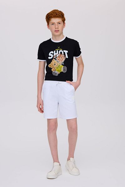 Nebbati Boy White Shorts