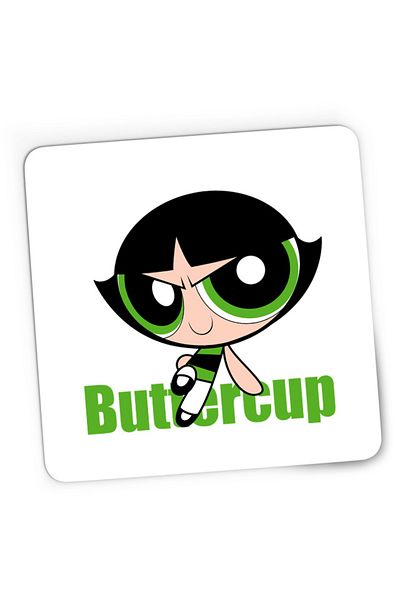 OEM Mousepad Gaming The Powerpuff Girls Buttercup Tomboy Strong, 21x19 cm