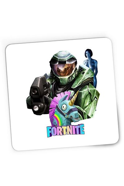 OEM Mousepad Gaming Halo Chief Cortana Fortnite Lama Battle, 21x19 cm