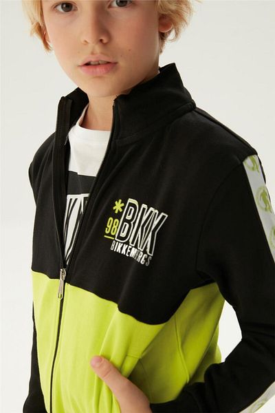 Bikkembergs Boy Black Tracksuit Top