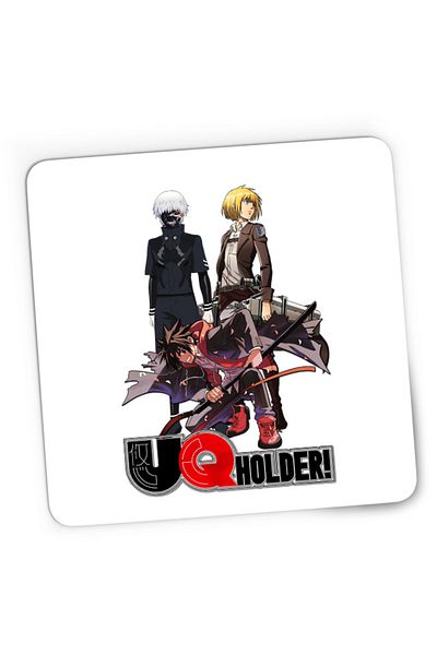 OEM Mousepad Gaming UQ Holder Touta Demon Samurai Sword Soul Anime Otaku, 21x19 cm