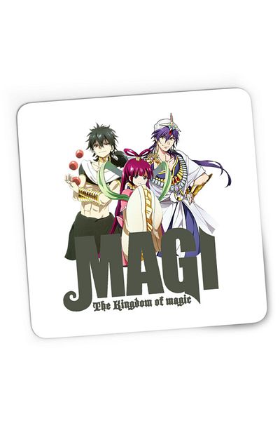 OEM Mousepad Gaming Magi The Labyrinth of Magic Kougyoku Queen Judar Sinbad Trio, 21x19 cm