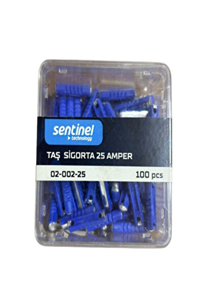 Sentinel Taş Sigorta 25 Amper 100 Adet Fiyatı