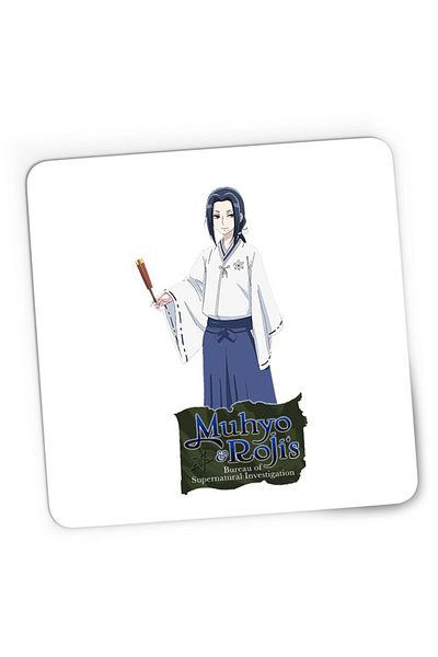 OEM Mousepad Gaming Muhyo Roji Goryo Hakama Traditional Fan Japan Anime, 21x19 cm