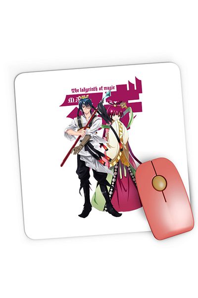 OEM Mousepad Gaming Magi The Labyrinth of Magic Kougyoku Queen Hakuryuu Guardian, 21x19 cm