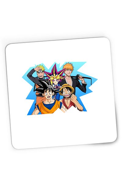 OEM Mousepad Gaming Bleach Naruto Songoku OnePiece Luffy Boruto, 21x19 cm