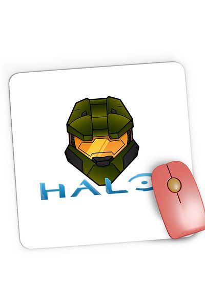 OEM Mousepad Gaming Halo Combat mode Evolved Zone Logo, 21x19 cm