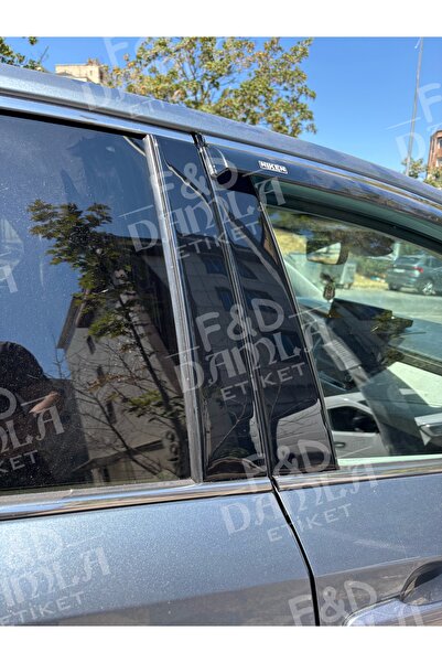 FD Damla Etiket تويوتا كورولا 2019 - 2023 أعمدة الأبواب مطلية باللون الأسود ا...