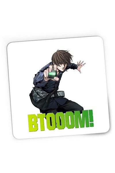 OEM Mousepad Gaming Btooom! Sakamoto Ryouta Student Trick Anime Action Gore, 21x19 cm