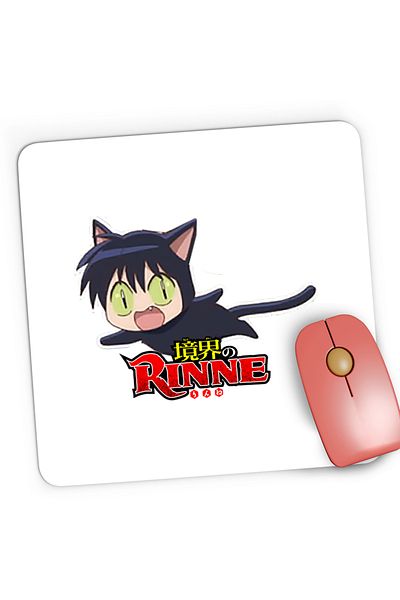 OEM Mousepad Gaming Rin-ne Rokumon Black Cat Rinne Boundary, 21x19 cm