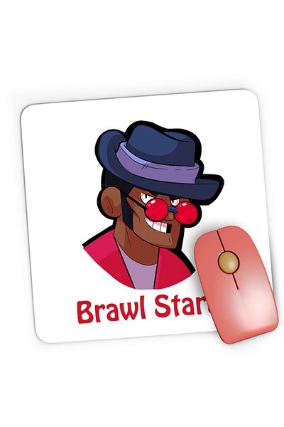 OEM Mousepad Gaming Brawl Stars Legendary Class Super Strong, 21x19 cm