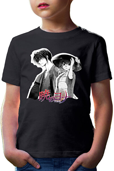OEM Tricou copii Yona of the Dawn Couple Manga Yukata Hat Monochrome