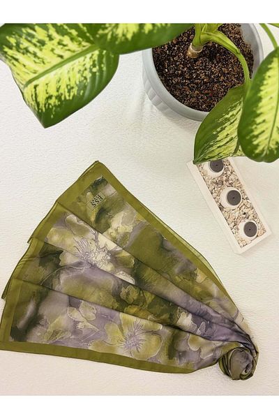Ess Scarfs Tie-Dye Pattern Cotton Shal