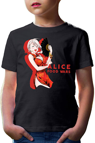 OEM Παιδικό T-shirt Food Wars Alice Fan Κινέζικο φόρεμα Anime