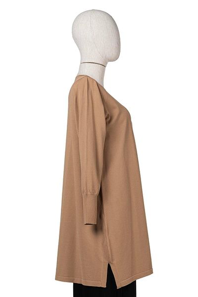 Invee Classic Knitwear Tunic Camel