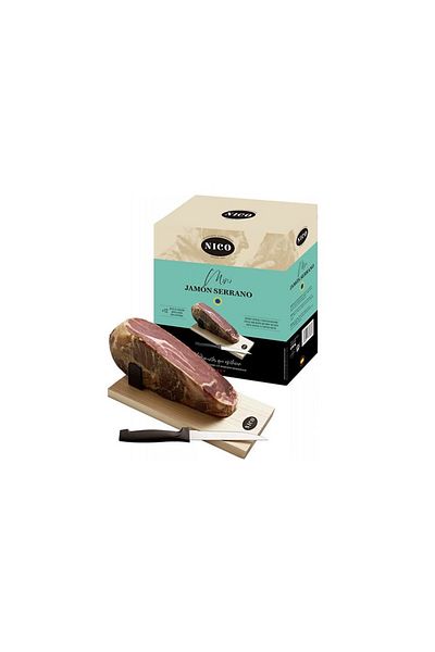 Nico Mini Jamon Serrano (Support and Special Knife Included) 0.95 Kg