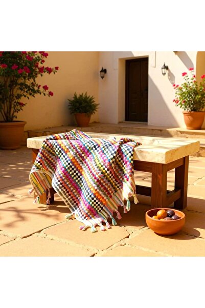 home of buldan 100% Cotton Bath Towel Authentic Hand-Woven King Size