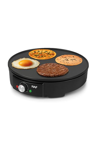 Blasko Aparat Electric pentru Clatite Americane si Mic Dejun – 1200W, 4 Suprafete Gatire, 30cm