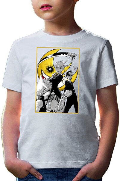 OEM Tricou copii Soul Eater Group Death The Kid Black Star Soul Maka