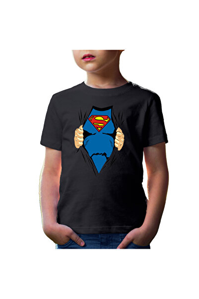 OEM Tricou copii Superman Clark Kent Pop Hero Men of Steel