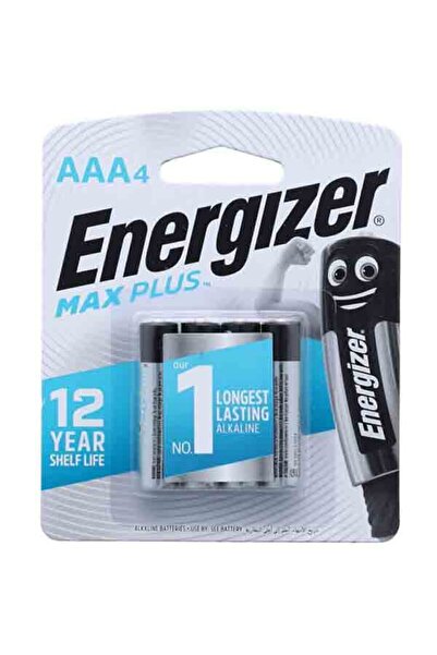 Energizer 4-Piece Max Plus Long Lasting AAA Alkaline Battery Set