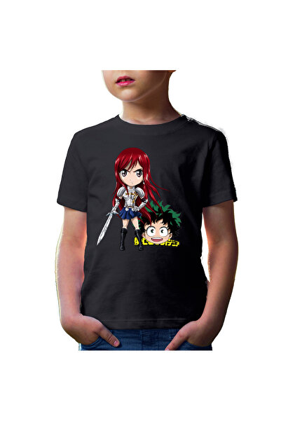 OEM Tricou copii Fairy Tail Erza Deku My Hero Academia