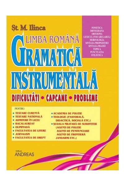 Editura Andreas Romanian language - Instrumental grammar, volume 1