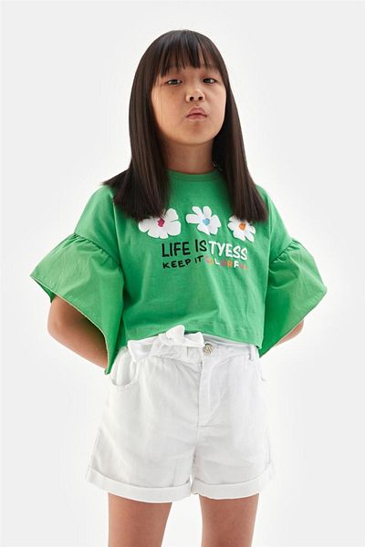 Tyess Girl White Shorts