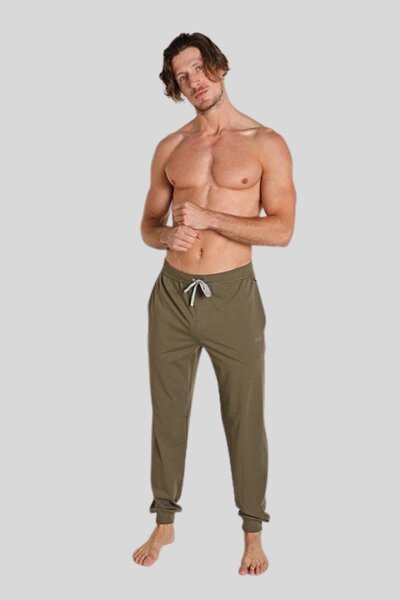 BOSS Regular Fit Erkek Spor Pantolon Yeşil