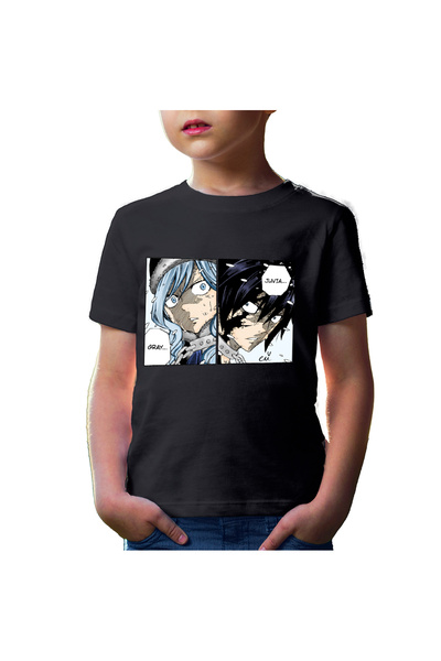 OEM Tricou copii Fairy Tail Otaku Manga Gray