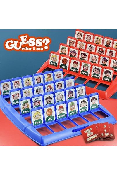 OEM Guess Who Is It, Family Board Game, 2-6 Players, Multicolor