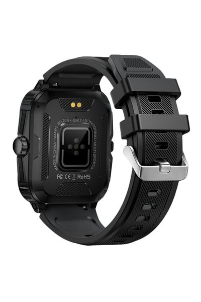 OEM Men's Smartwatch COOSTAR KT71, 1.96" HD, BT 5.2, DaFit, Silicone, Black, Sport