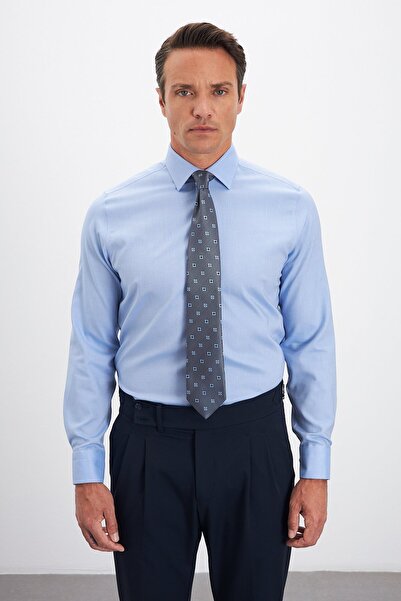 Paşahan No Ironing Required 100% Cotton Non Iron Classic Collar Oxford Men's Shirt