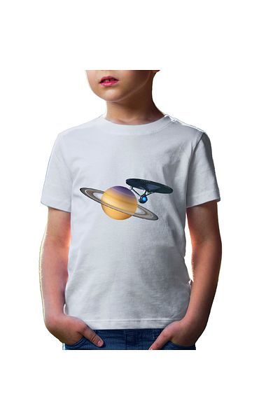 OEM Tricou copii Star Trek Enterprise Saturn Solar System Voyager