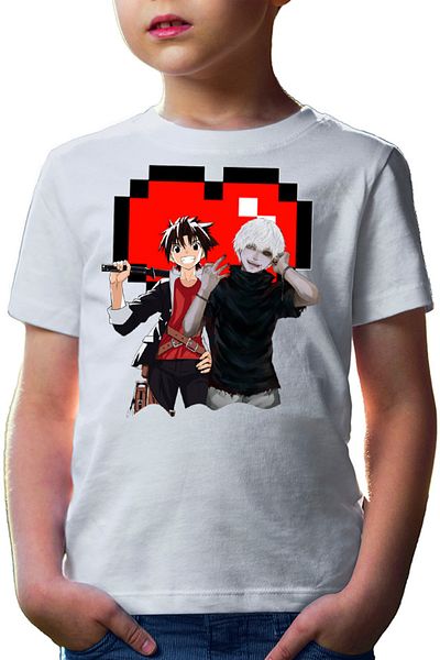 OEM Tricou copii UQ Holder Touta Kaneki Tokyo Ghoul Vampire Minecraft