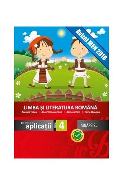 Editura Sinapsis Romanian language and literature. Application notebook cla