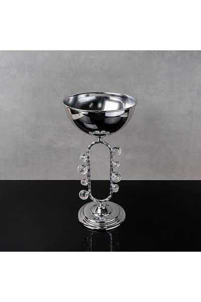 Hinora Vasă Stoneware Footed Dimensiune Medie 20x38cm Vasă Decorativă