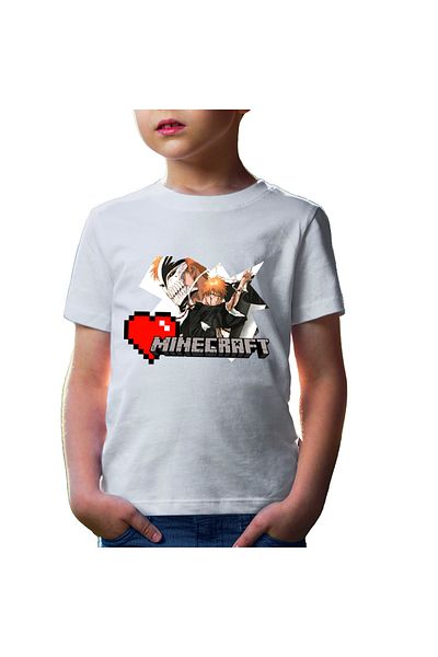 OEM Tricou copii Bleach Ichigo Minecraft Legendary Player
